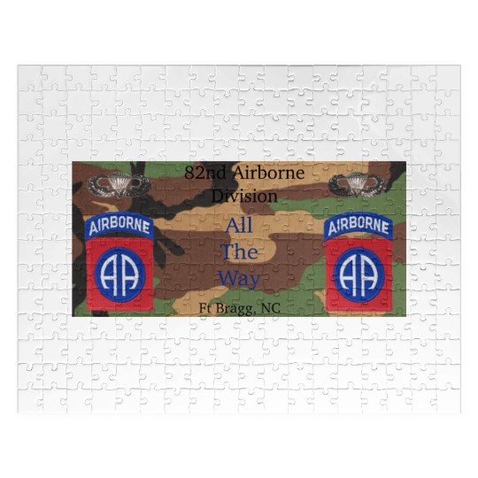 This 82nd Airborne All the Way gift for veterans Jigsaw Puzzles