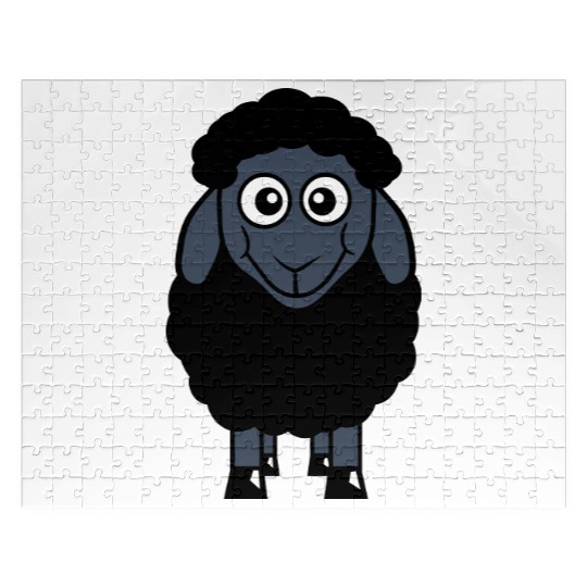 Black Sheep Small Cute Funny Lamb Cool Comic Sweet Jigsaw Puzzles