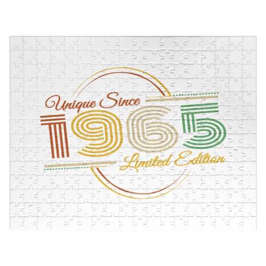 60th Birthday Retro 1965 Limited Edition Jigsaw Puzzles