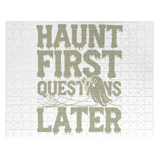 Paranormal Comedy Funny Ghost Humor Lighthearted Jigsaw Puzzles