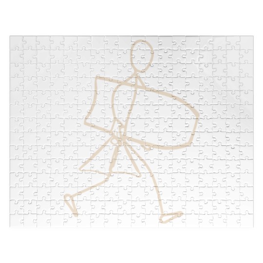 Surfer walking with Bodyboard Jigsaw Puzzles