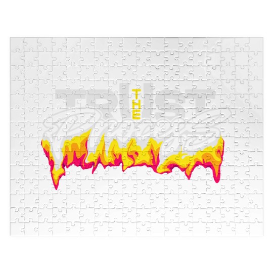 Trust the process typography design Jigsaw Puzzles