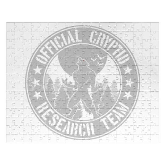 Cryptid Research Team | Werewolf Folklore Dogman Jigsaw Puzzles