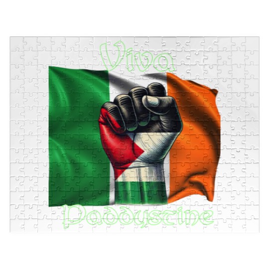 Viva Paddystine: Ireland-Palestine Solidarity Jigsaw Puzzles