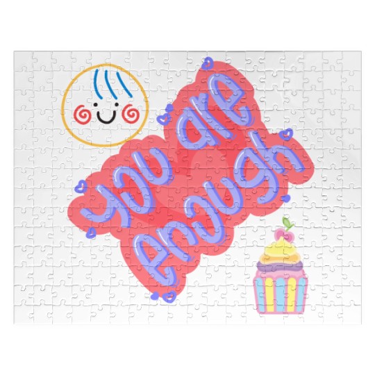 Truly you are enough for me-design by shahishop Jigsaw Puzzles