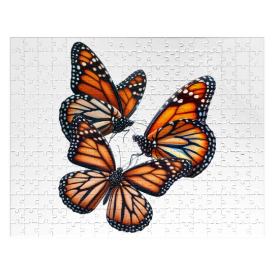 Monarch Butterflies Butterfly Lover Lepidopterist Jigsaw Puzzles