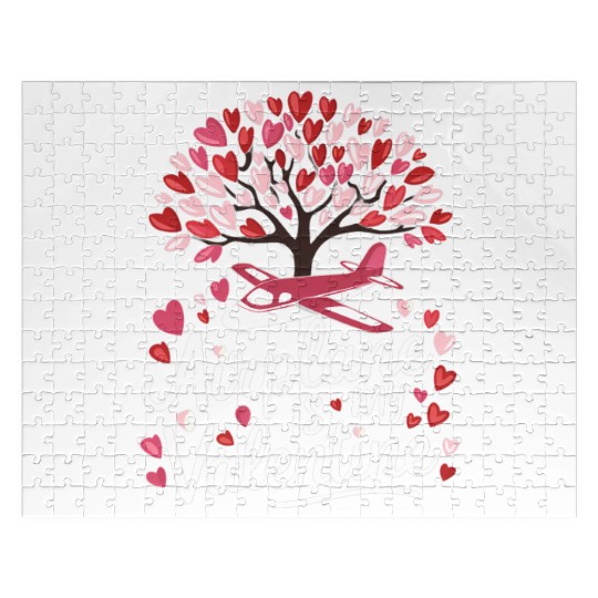 Airplane is my valentine Jigsaw Puzzles