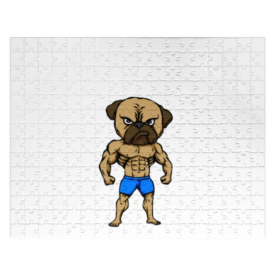 Sweating Out Getting Ripped Workout Player Gym Jigsaw Puzzles