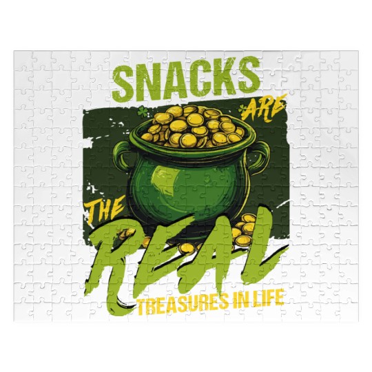 St Patricks Day Snacks Are the Real Treasures in Jigsaw Puzzles