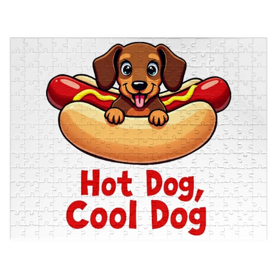 Funny Hot Dog Dachshund Jigsaw Puzzles