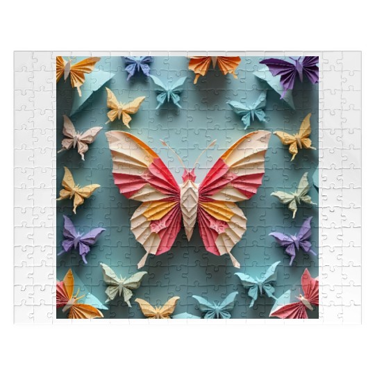Butterfly Origami Acrylic Award Jigsaw Puzzles