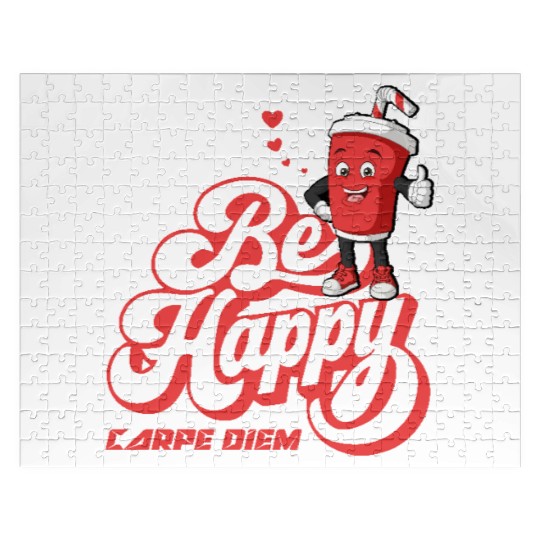 Be Happy - Carpe Diem - Seize The Day Motivational Jigsaw Puzzles