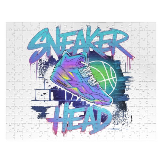 Unisex Urban Hype Old School Sports Jumpo Sneakers Jigsaw Puzzles