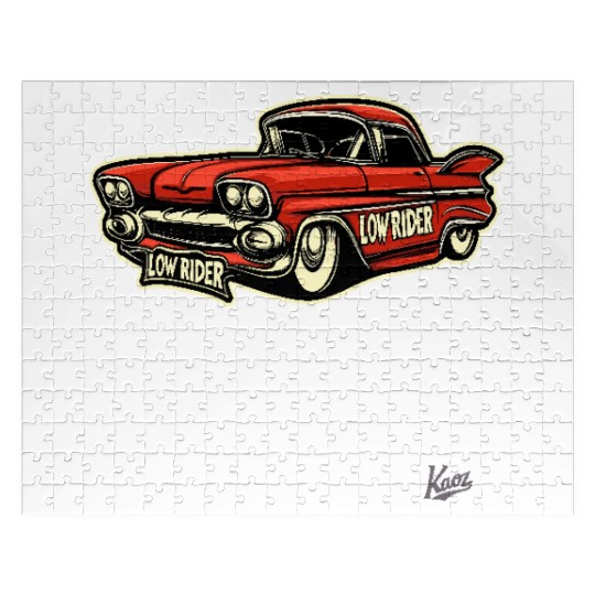 Classic Cholo Lowrider Car Jigsaw Puzzles