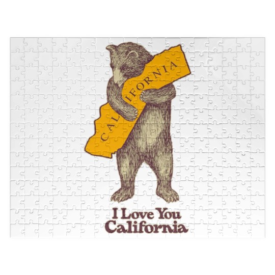 I Love You California Jigsaw Puzzles