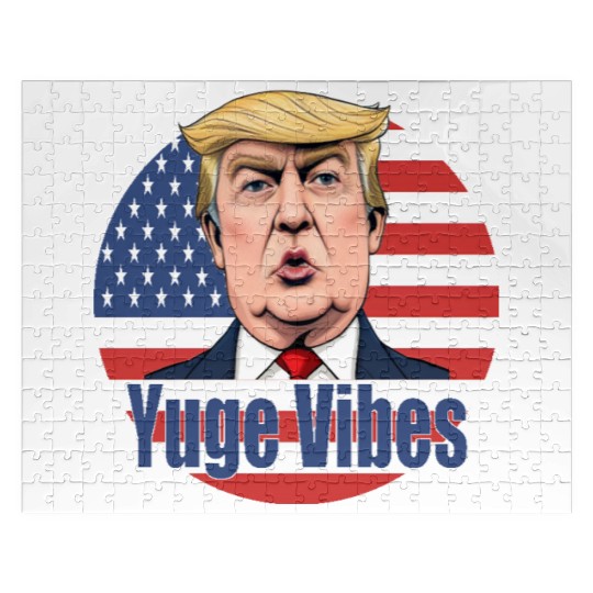 Yuge Vibes Trump Jigsaw Puzzles