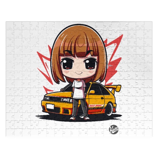 Chibi JDM Sport Car – Japan Style Jigsaw Puzzles