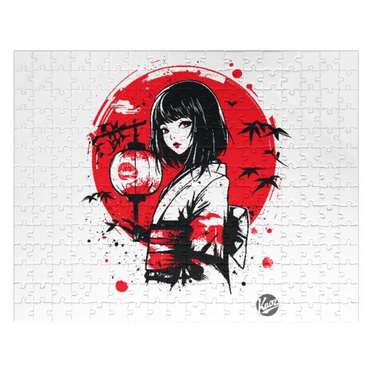 Japan Kimono – Geisha Times Jigsaw Puzzles