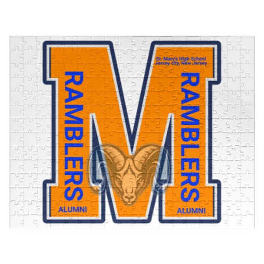 RAMBLERS AT St MARY S HIGH School JCNJ Jigsaw Puzzles