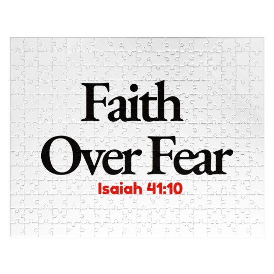 Faith Over Fear Jigsaw Puzzles