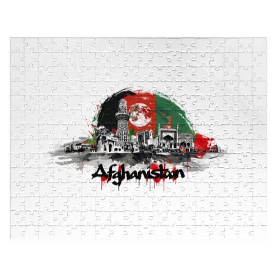 Kabul Store Afghanistan Urban Famous Buildings Jigsaw Puzzles
