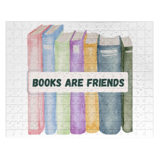 books are friends book lovers Jigsaw Puzzles
