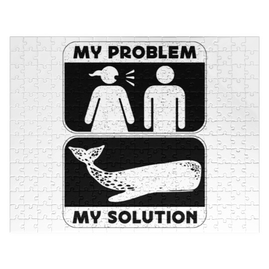 Whale Watching My Problem My Pictogram Dad Mom Jigsaw Puzzles