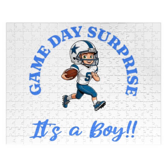 Game Day Surprise for Football Lovers Its a Boy Jigsaw Puzzles