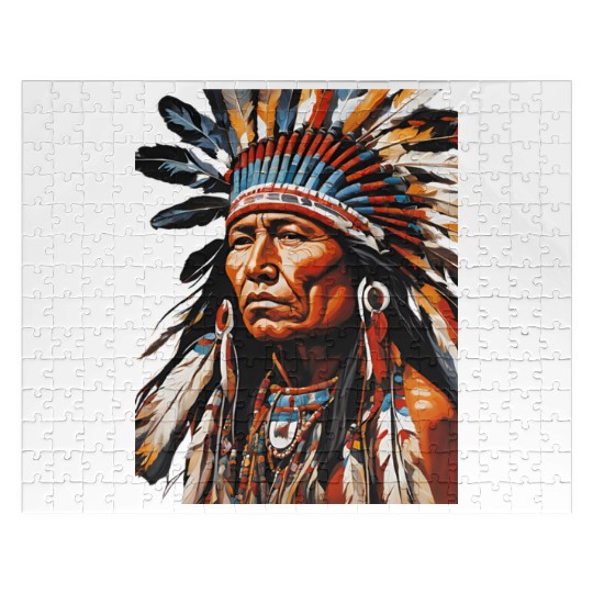 Native American Chief Jigsaw Puzzles