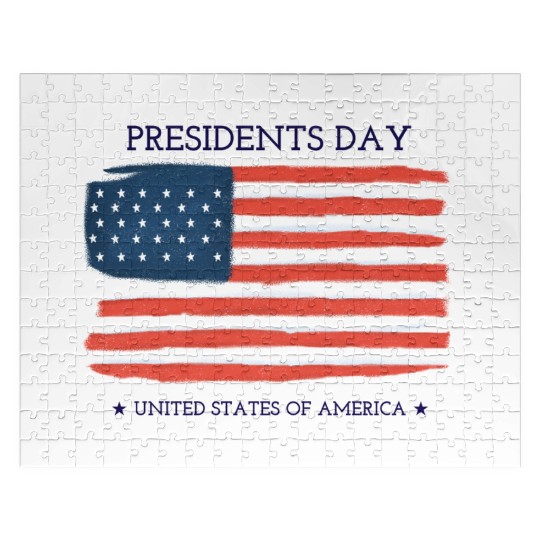 US flag.Presidents Day Jigsaw Puzzles