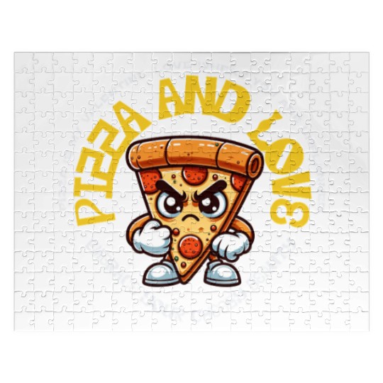 Pizza is my valentines Embrace Your Cheesy Beauty Jigsaw Puzzles