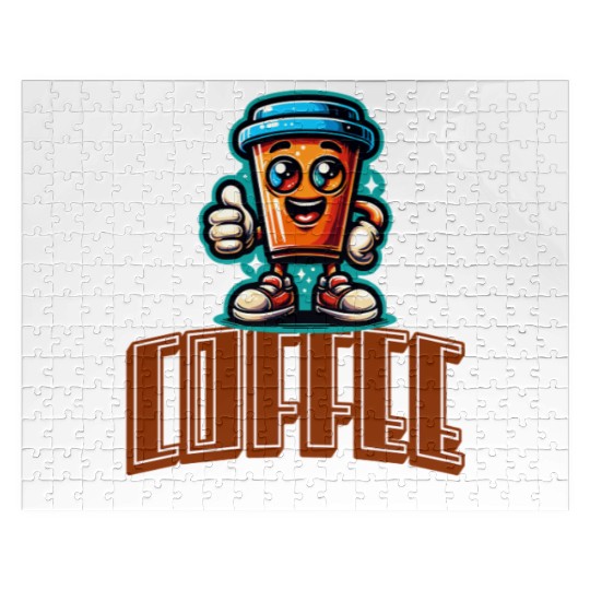 v is for Coffee First Fun Valentine's Jigsaw Puzzles