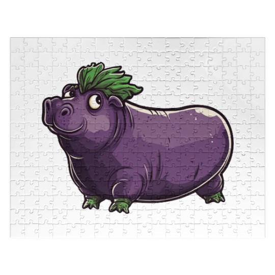 Hip Eggplant Jigsaw Puzzles