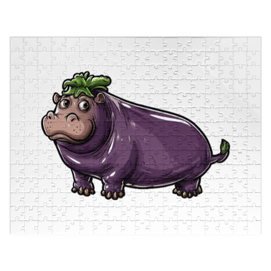 Hip Eggplant Jigsaw Puzzles