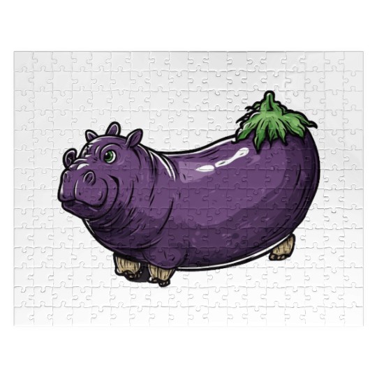 Hip Eggplant Jigsaw Puzzles