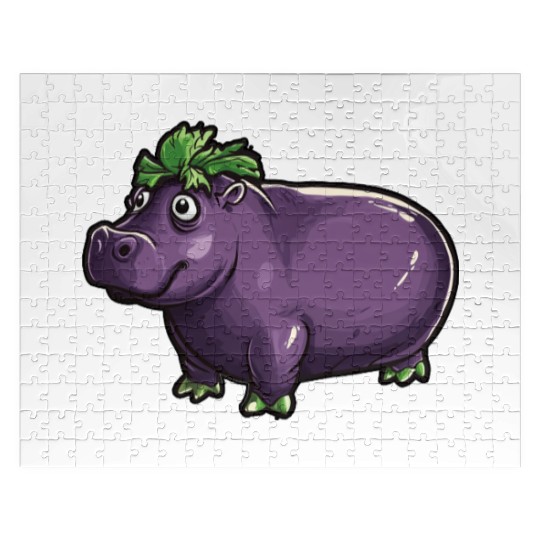 Hip Eggplant Jigsaw Puzzles