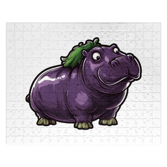 Hip Eggplant Jigsaw Puzzles