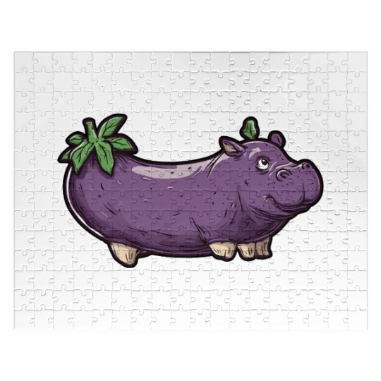 Hip Eggplant Jigsaw Puzzles