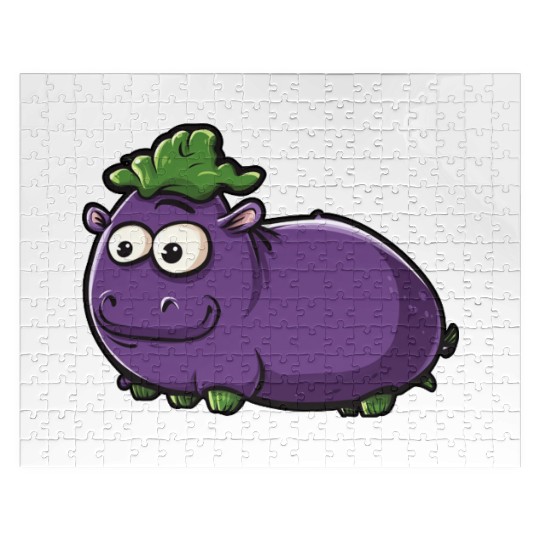 Hip Eggplant Jigsaw Puzzles