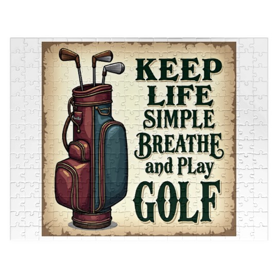 Golf Breath and Play Golf Jigsaw Puzzles