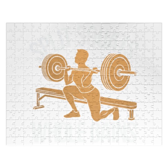 Bulgarian Squat Exercise Fitness Workout Gym Jigsaw Puzzles