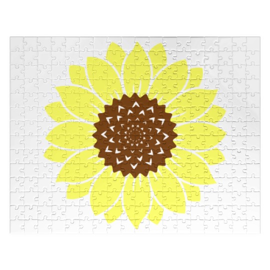 Sunflower Blossom Nature Art Jigsaw Puzzles