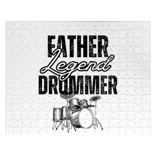 Father, Drummer, Legend. Jigsaw Puzzles