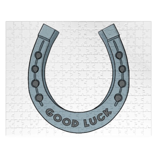 Good Luck Horseshoe Jigsaw Puzzles