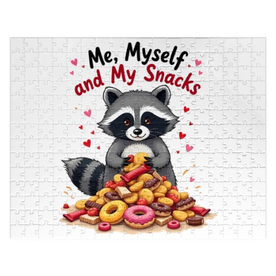 Me, Myself, and My Snacks Jigsaw Puzzles