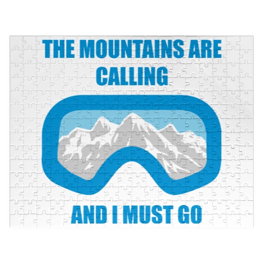 The Mountains are calling Jigsaw Puzzles