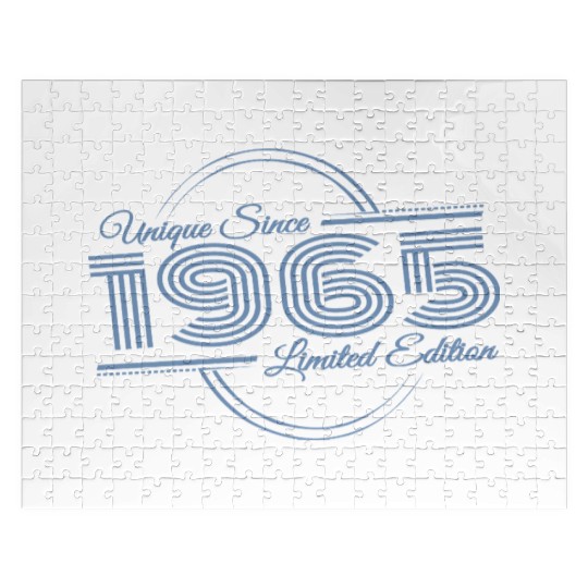 60th Birthday Retro 1965 Limited Edition Jigsaw Puzzles