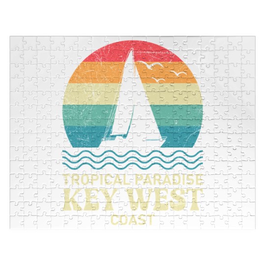 Florida TROPICAL PARADISE KEY-WEST COAST Jigsaw Puzzles