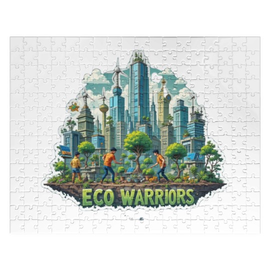 Fight for the Future: Eco Warriors for a Greener T Jigsaw Puzzles