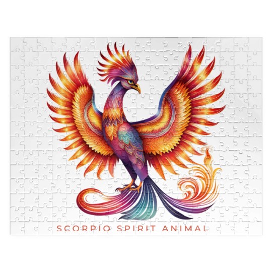 Scorpio Spirit Animal Phenix Alebrije Female Jigsaw Puzzles